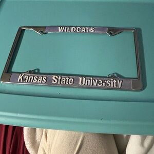 Vintage K-State License Plate Frame